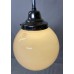 Vintage Hanglamp met Glazen Bol – Wit